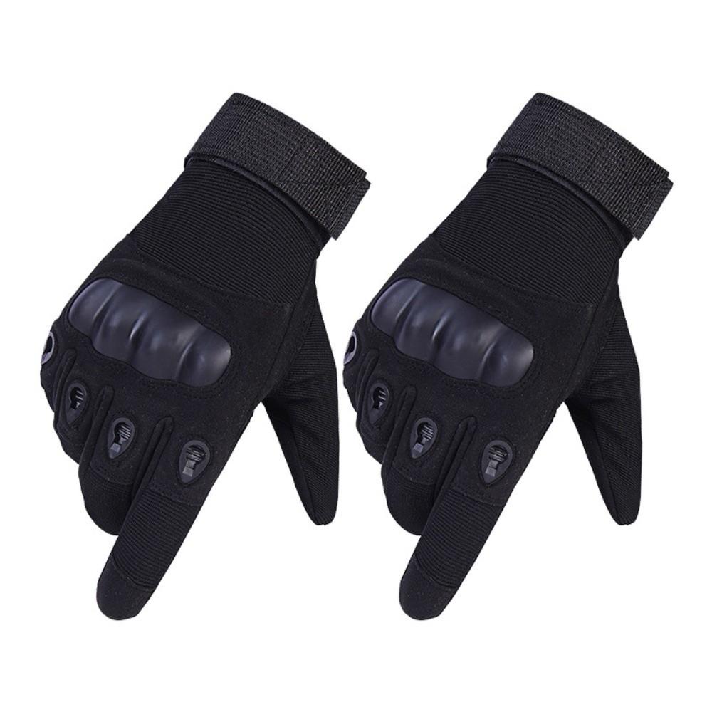Shock-absorbing Racing Finger Mittens Wear-Resistant Men Full Finger Gloves Men Male