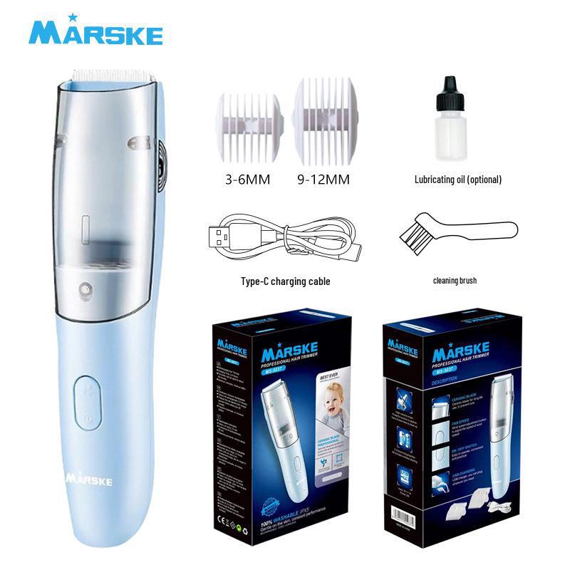 

MARSKE Водонепроницаемая электрическая машинка для стрижки волос для младенцев и детей No lubricant, Type-C USB