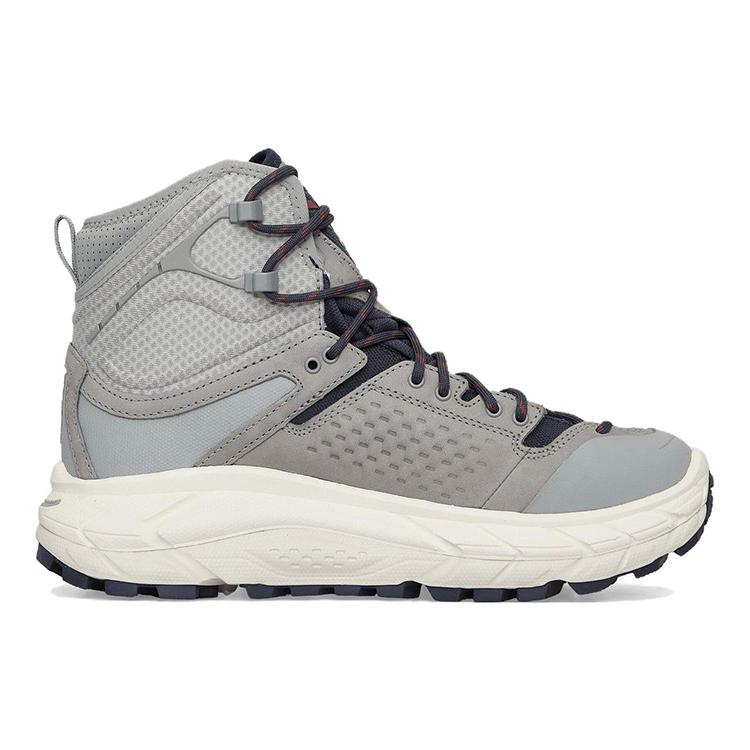 HOKA ONE ONE Tor Ultra Comfortable Round Toe High top Outdoor Shoes Unisex Gray 1129958-LSGS