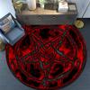 Cartoon Print Round Area Rug,Carpet Rug for Living Room Bedroom Sofa Playroom Decor,Non-slip Floor Mat
