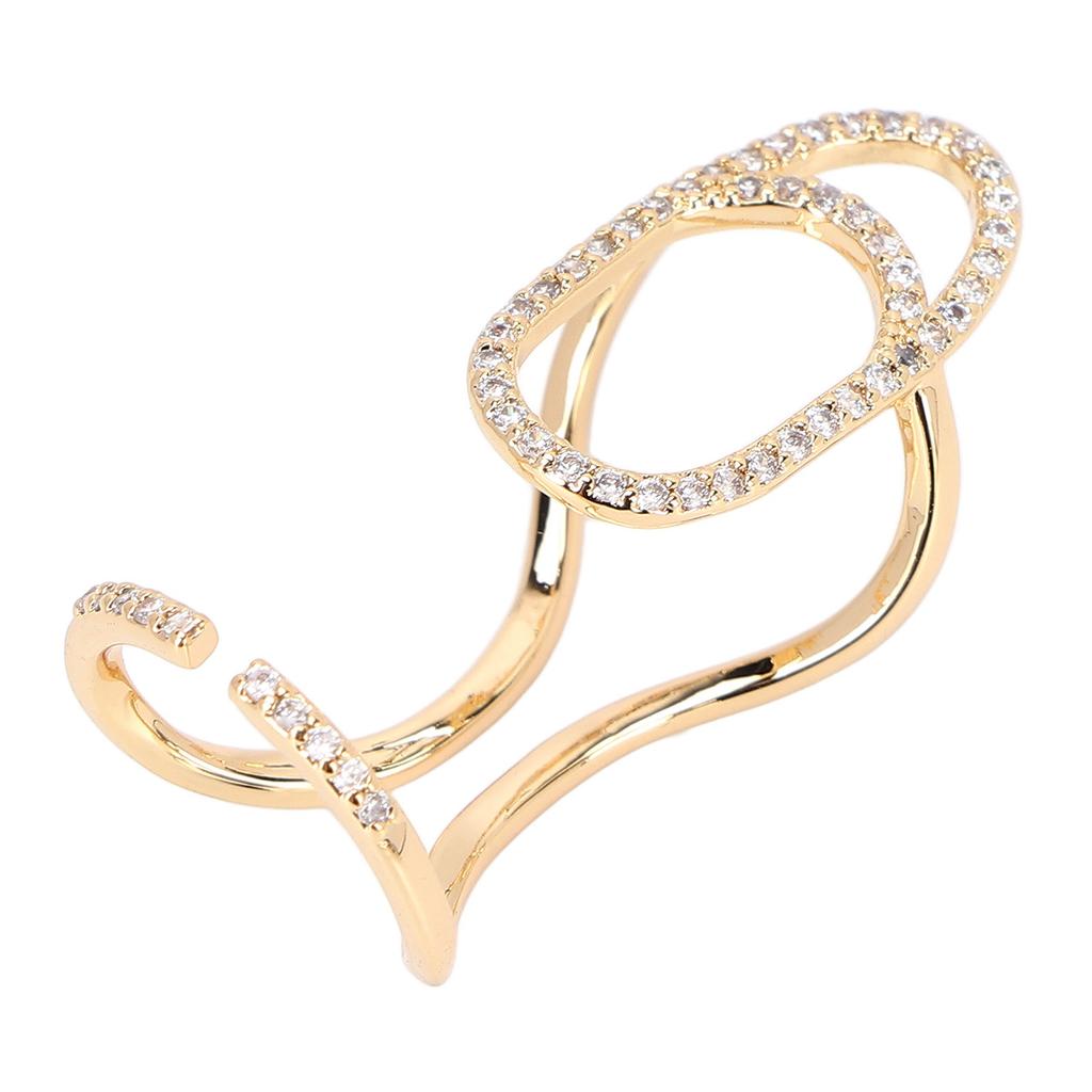Nail Ring Safe Healthy Adjustable Fashionable Fingernail Jewelry Decorations for Parties