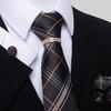 Direct Supply New Plaid Striped Flower Multicolor Men'S Tie Set