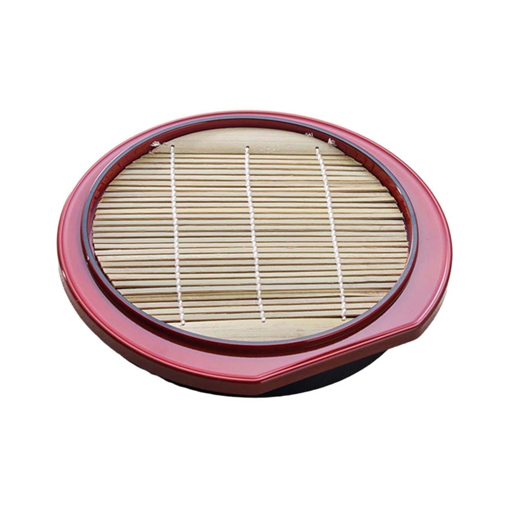 Soba Noodle Plate With Drain Mat Appetizer Tray Melamine Food Plate Sashimi Platter for Apartment Home Kitchen