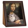 Mona Lisa Cat Nest Oil Painting Cat Bed Multi-Function Art Frame Cat House Sleeping Bed for Home Decor