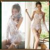 Wedding Dress Set Photo Shoot School Cosplay Fancy Cosplay [BeLoved] 5-piece [babydoll/gloves/veil/thigh decoration/Thong] Bride, Wedding, Cosplay,