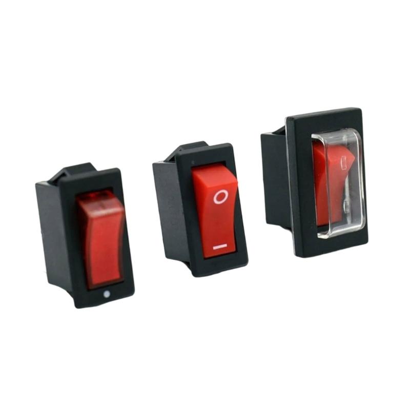 Sturdy HY35C Push Button Switches 2 Pins ON OFF 125V 16A or 250V 12A Portable Accessory for Home and Industrial Use