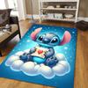 1pc Stitch Pattern Area Rug Soft Flannel Floor Mat for Living Room,Office,Bedroom and Carpet,Sofa Coffee Table Floor Mat