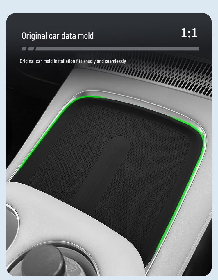 Xpeng X9 Silicone Anti-Slip Charging Mat - Car Interior Protection & Accessories