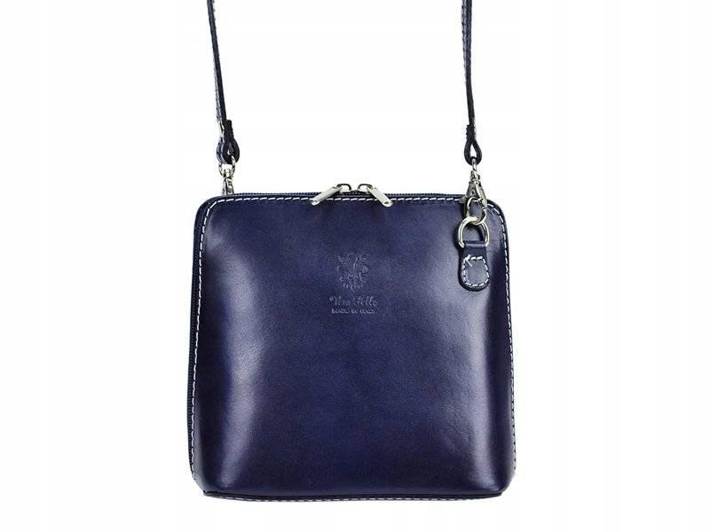 Women`s leather messenger bag vera pelle