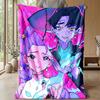 Coperta Morbida Calda Leggera in Flanella Stampata Kpop Demon Hunters Coperta per Tutte le Stagioni per Divano Letto Campeggio Decorazione Casa Regalo di Festa