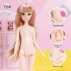 30CM Pregnant Doll with Real Eyes & Long Eyelashes – Multi-Jointed Nude Doll Body