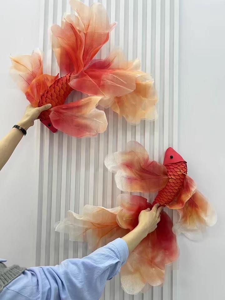 100cm Aqumotic EVA Handmade Koi Fish Scene Layout Party Decoration Shopping Mall Window Pendant Business Beauty Display Decor