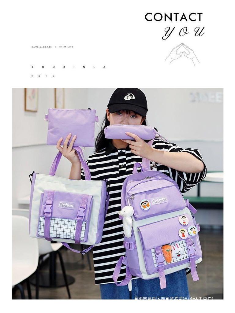 Korean Style School Backpack for Girls - Elementary To High School