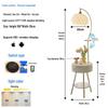 OEING Cream Style Bedroom Storage Floor Lamp