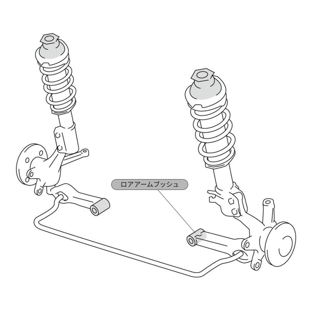 MONSTER SPORT Vordere Querlenkerbuchsen für Wagon und Cervo (Verstärkter Gummi) Alto, R, Mode, 641500-2000M