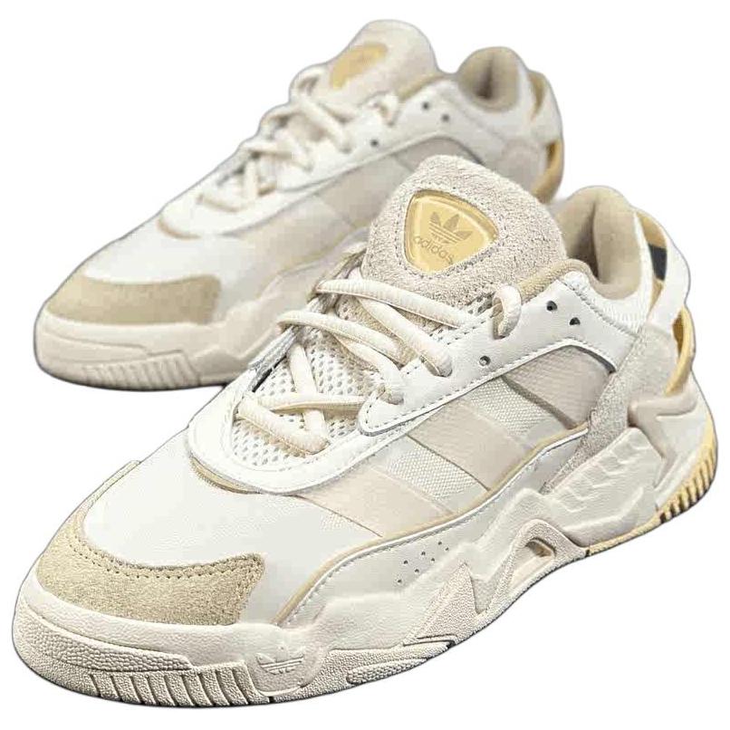 Adidas Originals Niteball 2.0 Classic Sports Comfortable Casual Shock Absorbing Durable Low Top Running Shoes Unisex Sneakers Beige JI2559
