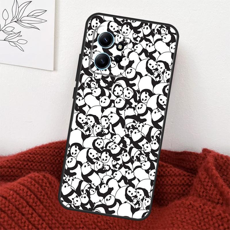Panda Animal Case For Xiaomi Redmi Note 14 13 12 11 10 15 Pro Plus Cover For Redmi 15 15C 10C 12C 13C 14C