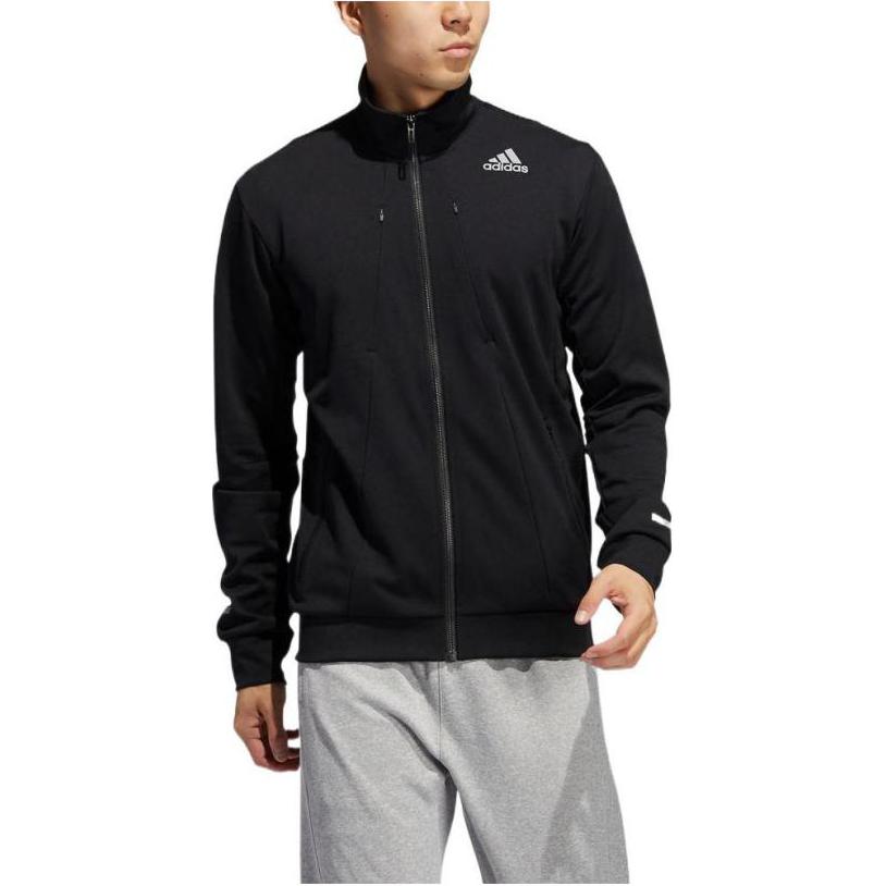 adidas Jackets Men's Black Stand Collar Moderate Other GL2188