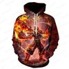 2025 Fall/Winter Japanese New Design Demon Slayer: Kimetsu No Yaiba Manga 3d Printed Unisex Hoodie Warm Jacket For Children 6xl