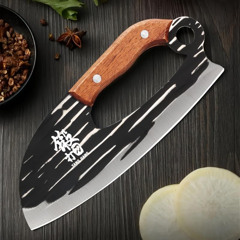 

Легкий поварской нож, нож для резки мяса, бытовой нож для нарезки овощей и фруктов, кухонный кованый нож из нержавеющей стали