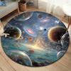 Planet Sun Round Area Rug,Carpet Rug for Living Room Bedroom Sofa Playroom Decor,Non-slip Floor Mat