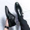 Fashion Mens Business Derby Shoes Career Black Brown Casual Shoes Office Classic Leather Shoes  Plus Size 38-46