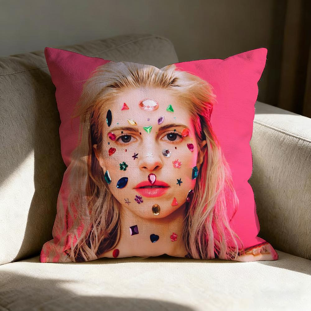 Hayley W-Williamss Singer Pillow Case Pillowcase, Double-Sided Printed, Sofa Cushion, Bedroom Headboard Pillow