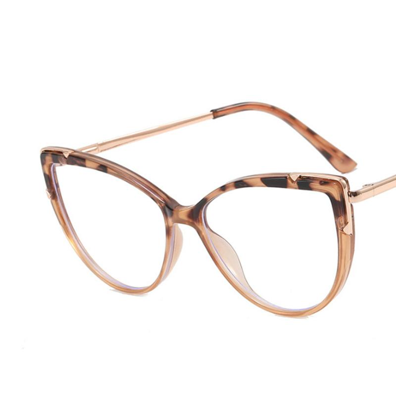 1.67 1.74 -8 to +8 Oversize Cat Eyes Frame Clear Lens Glasses Big Simple Myopia Nerd Spectacles Degree