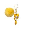 Practical Plush Cats Shape Keychain Soft Bag Hanging Pendant Plush Texture Creative Present for Children Adults Souvenir