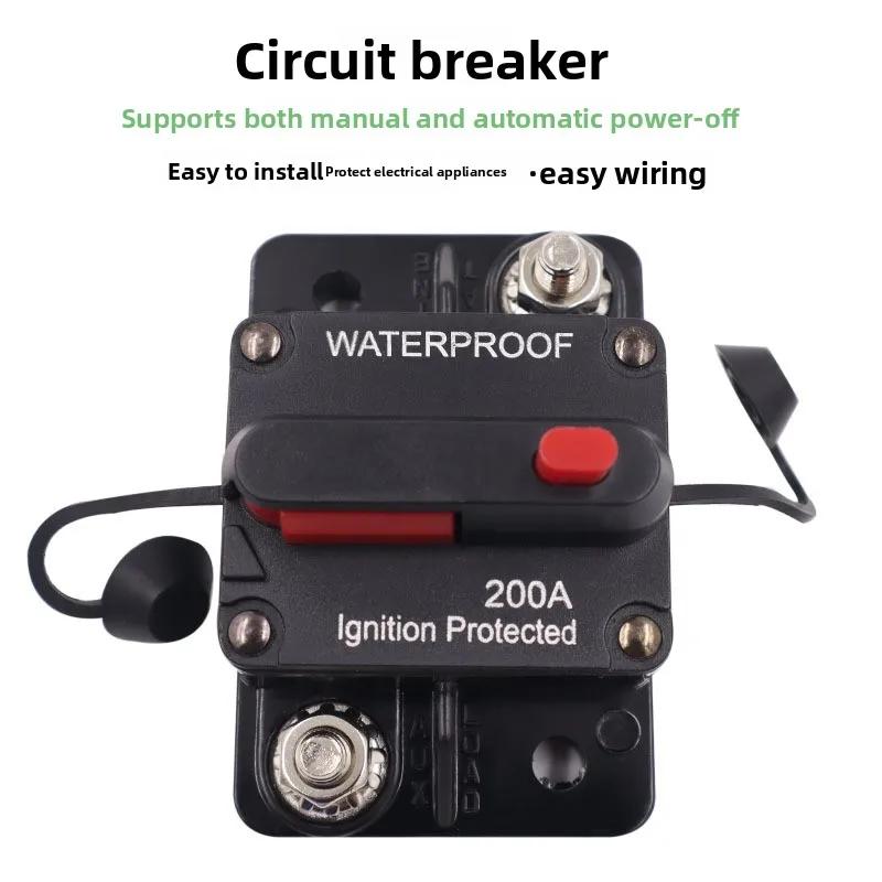 Automobile Yacht RV Circuit Breaker Automatic Circuit Breaker Protection Recoverable Circuit Breaker Fuse Seat Circuit Protector
