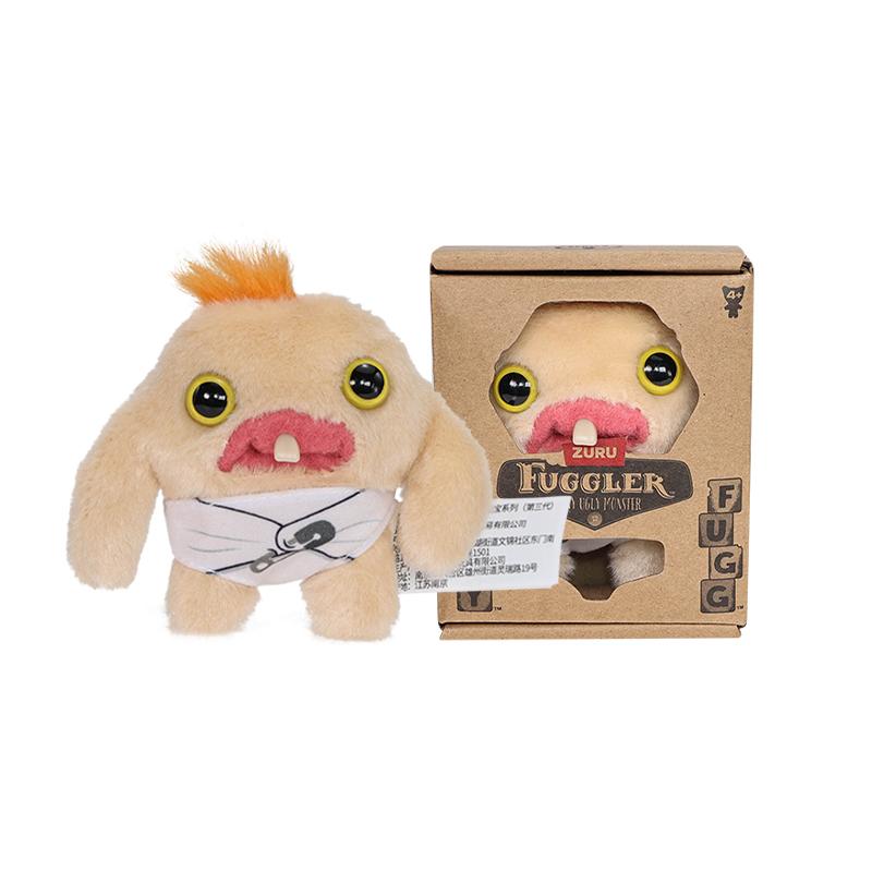 Original Fuggler Plush Mr Needles Screech Oogah Boogah Funny Ugly Monster Baby Fugguler Series Babies Fugg in Diaper Soft Toy
