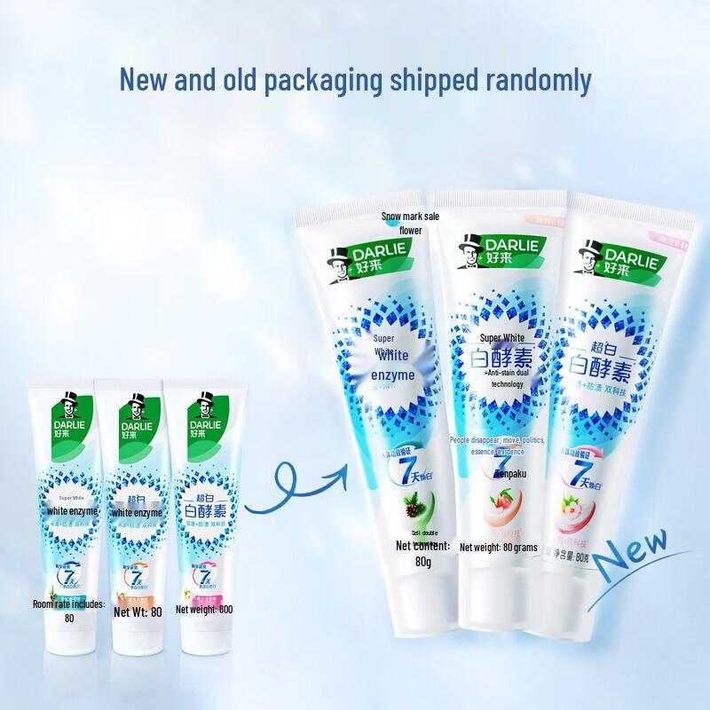 Darlie White Enzyme Toothpaste 4-Pack