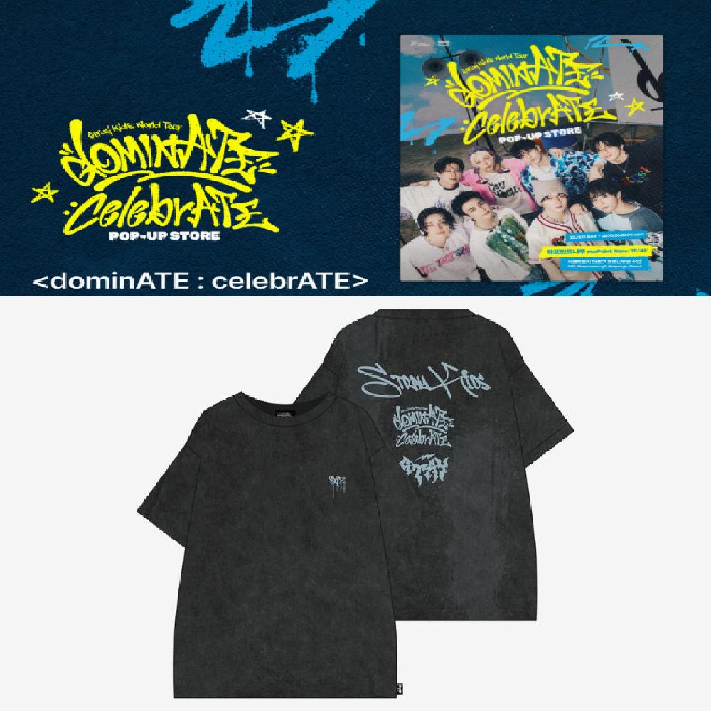 Pre-order Stray Kids World Tour dominATE: celebrATE T-shirt