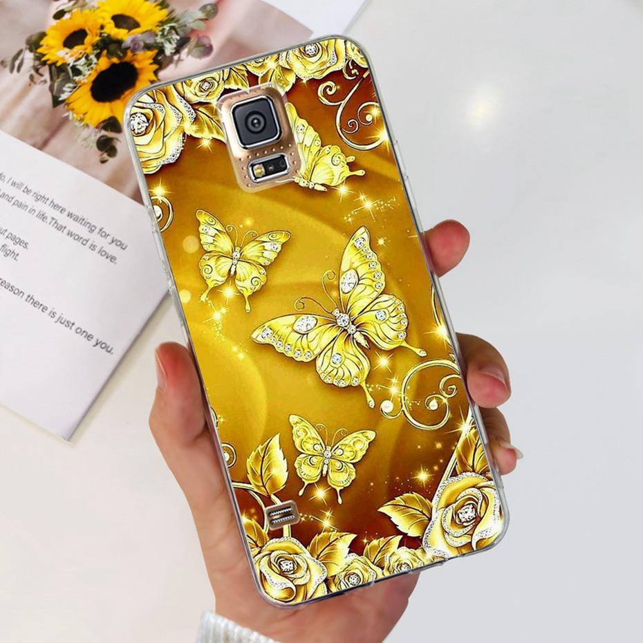 Lovely Printing Case For Samsung Galaxy S5 5.1" Clear TPU Soft Silicone Back Cover For Samsung S5 I9600 SM-G900F Phone Cases