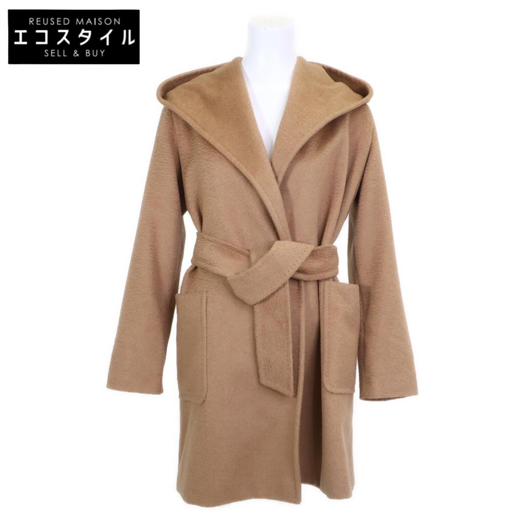 Max Mara [Domestic Regular] 70844050005 RIALTO Rialto 100% Camel Gown Coat 36 BrownUsed