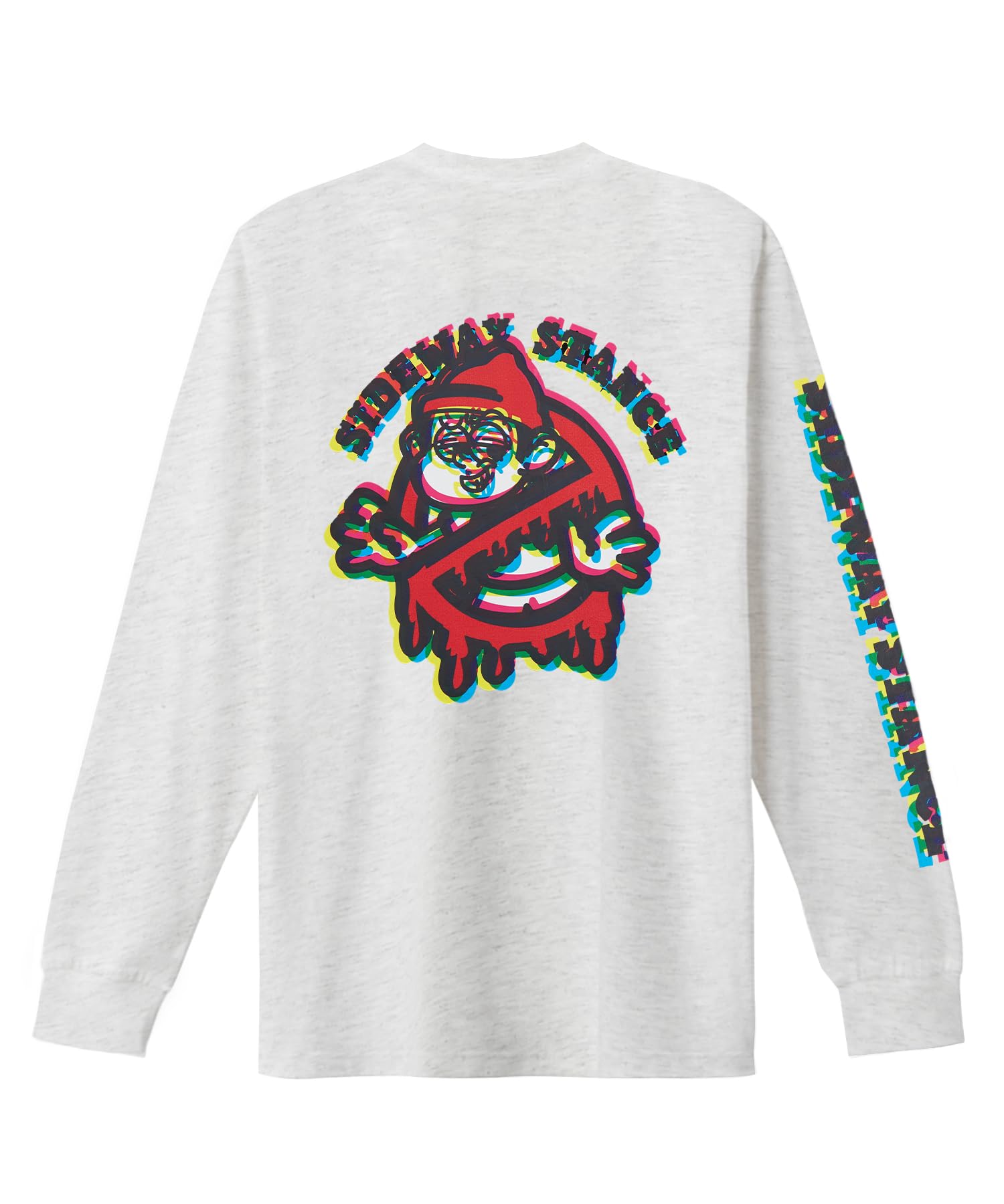 

IMPROMES Casual SIDEWAYSTANCE Mosaic No Way Long Sleeve T-Shirt, Men s, Oatmeal