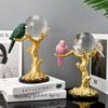 Nordic Luxury Crystal Sphere, Minimalist Home Decor for Living Room Bar, TV Cabinet & Office Desk, Elegant Glass Art Sculpture
