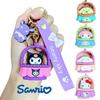 My Melody Pvc Plastic Keychains Toys Keyring Figures Pendant Xmas Gifts