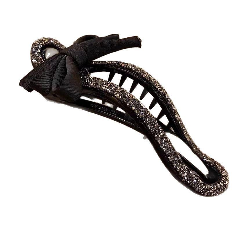 2025 Strass-Haarklammer für Dutt & Entenschnabel - Elegante Krallenklemme für Damen