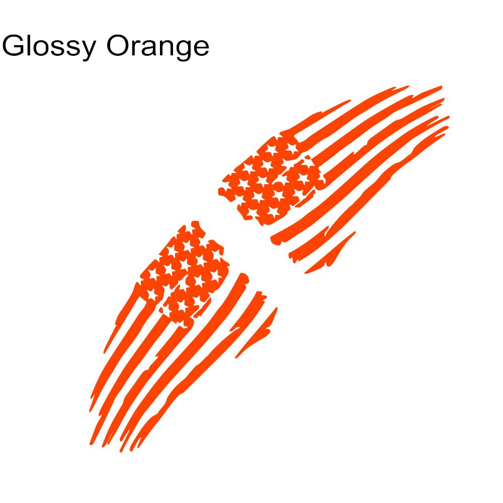 Universal Car USA Flag Sticker For Cars SUV Trucks Vehicle Door Side Window Windshield America Flag Decor Decal