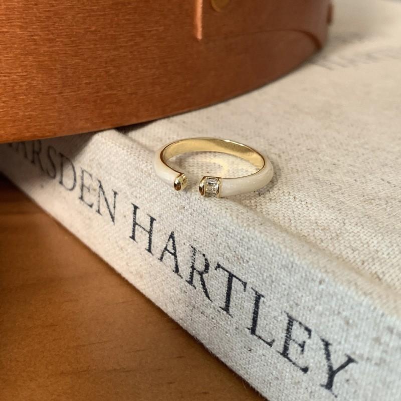 Schmetterling Emaille Bunter Ring für Frauen Verstellbares Offenes Design Einzigartiger und Schicker Schmuck