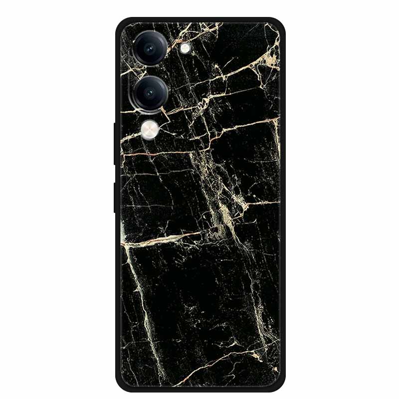 For Vivo iQOO Z10 Lite Case Silicone Black TPU Funda Back Cover for iQOO Z10 Lite 5G I2409 Soft Case Animal Coque IQOOZ10 Lite