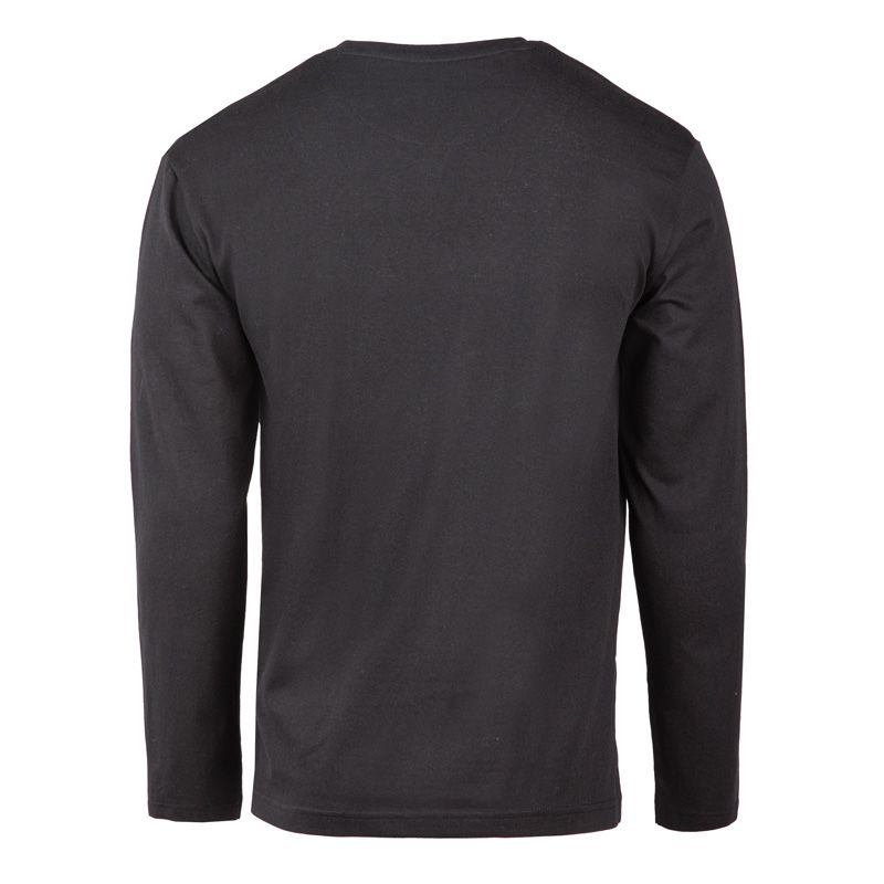 Ensemble pyjama uni avec logo manches longues col v 100% coton Homme BILL TORNADE