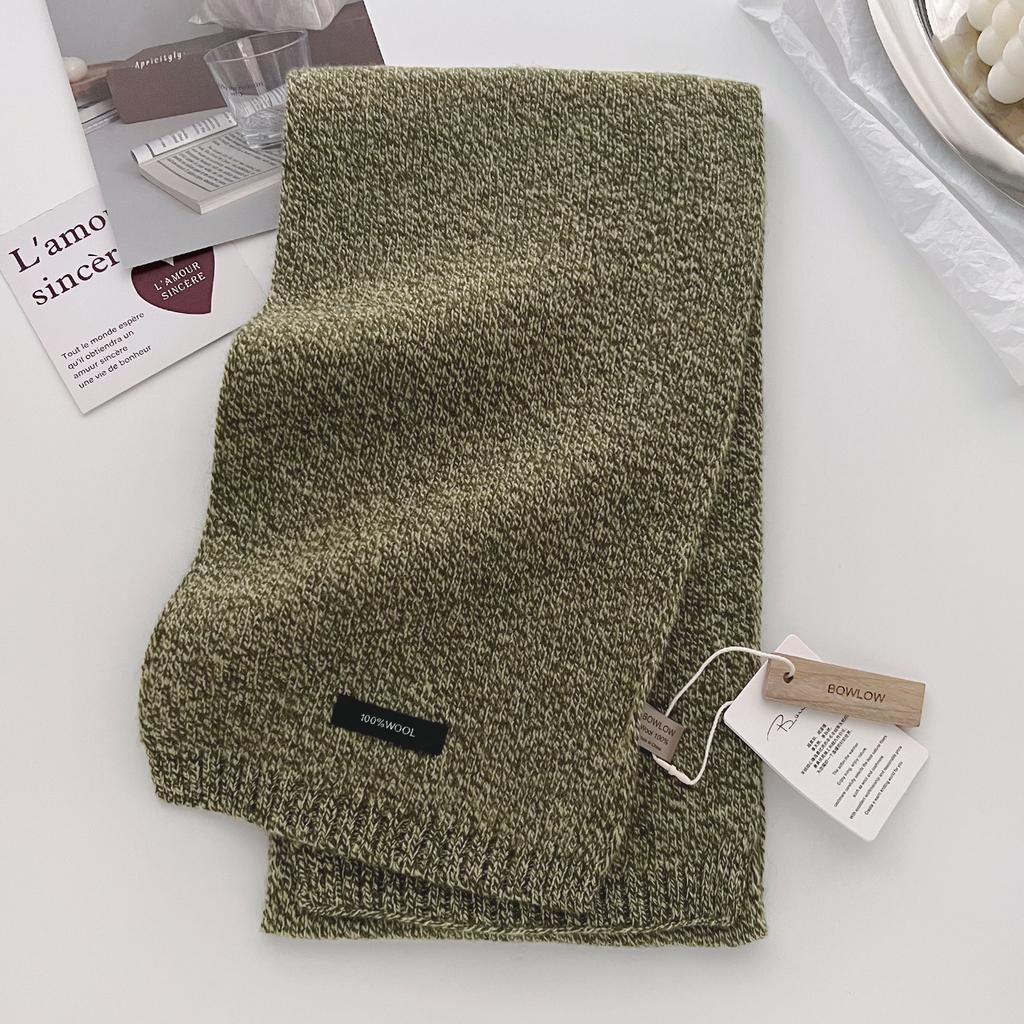 Luxury  Wool Scarf Women Men Warm Knitted Chunky Shawl Long Scarf For Travel Office Winter Warm Couple Scarves Neckercheif