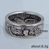 Personalized Coin Morgan 1945 Alloy Ring For Men And Women