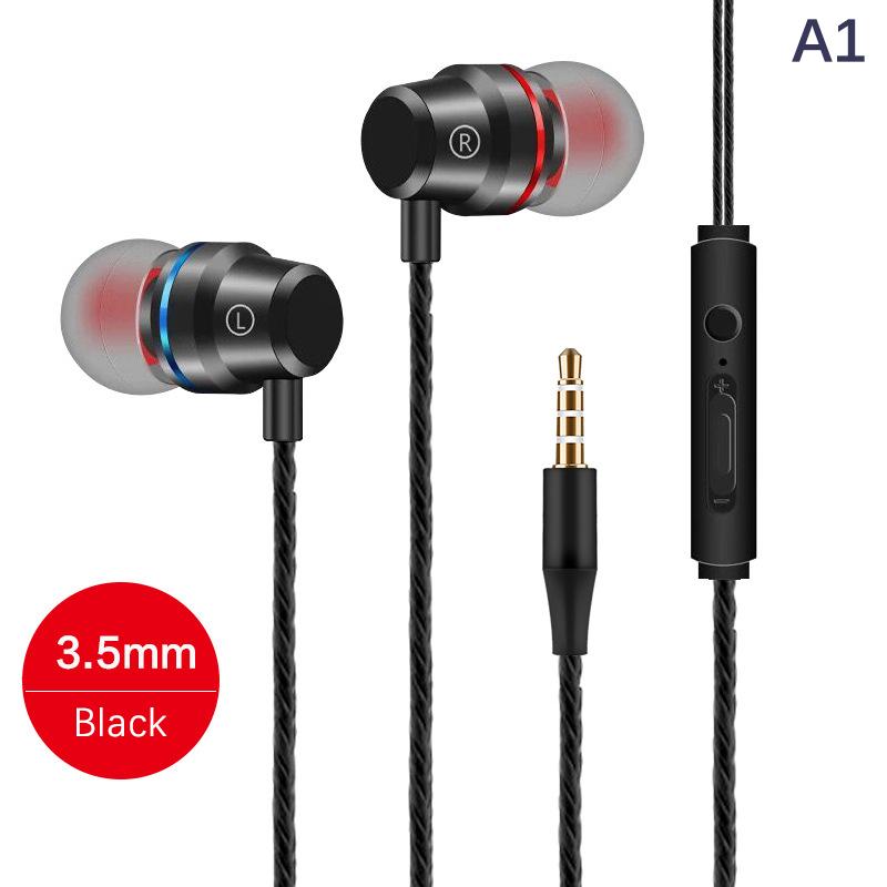 

Универсальные проводные наушники-вкладыши 3,5 мм для музыки, спорта, стереонаушники, наушники с микрофоном с шумоподавлением