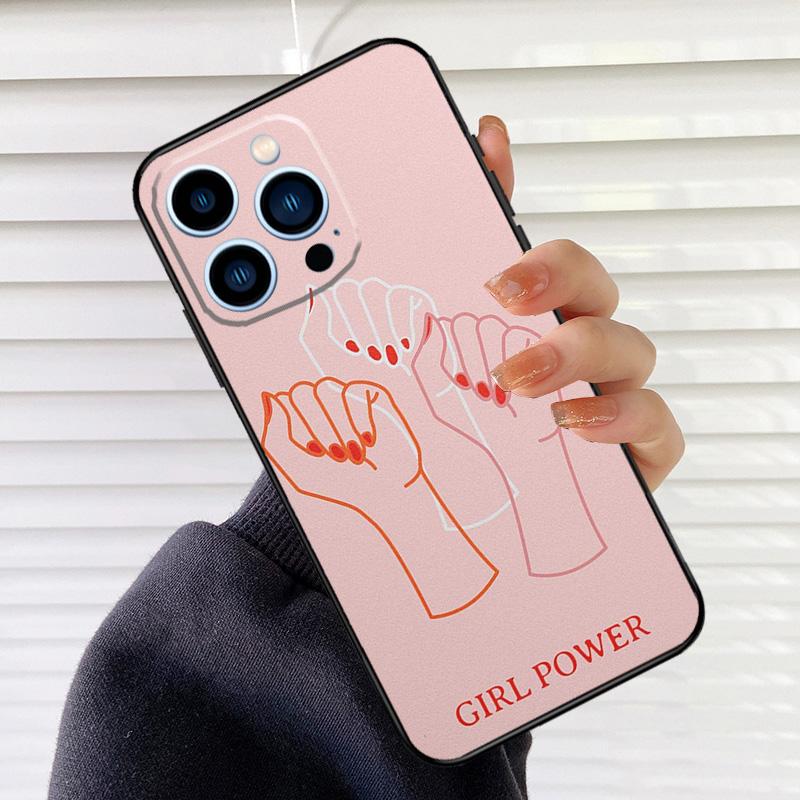 Hand Holding Moon Finger Heart Phone Case For iPhone 16 14 13 12 11 15 17 Pro Max mini 15 16 Plus 16e 17 Air Cover Fundas