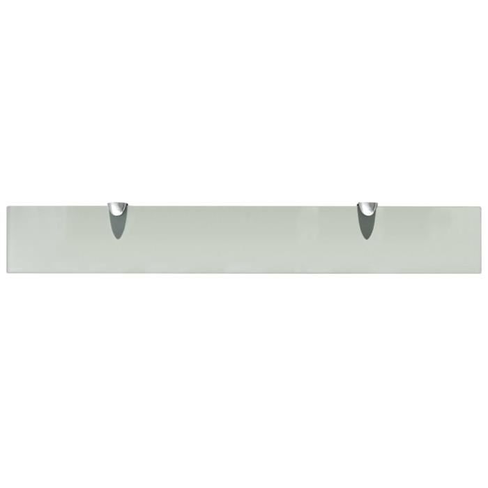 VidaXL Étagères murales 2 pcs Verre 70 x 10 cm 8 mm