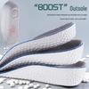 Seven-Point Invisible Height-Increasing Insoles with Arch Support for Men's and Women's Martin Boots, Thickened Soft Bottom.