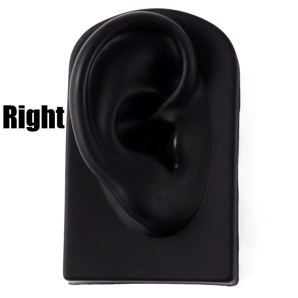 Weiches Silikon Ohrmodell Leichter Ohrring-Präsentationsständer Menschliches Ohrmodell Gestell Handwerk DIY